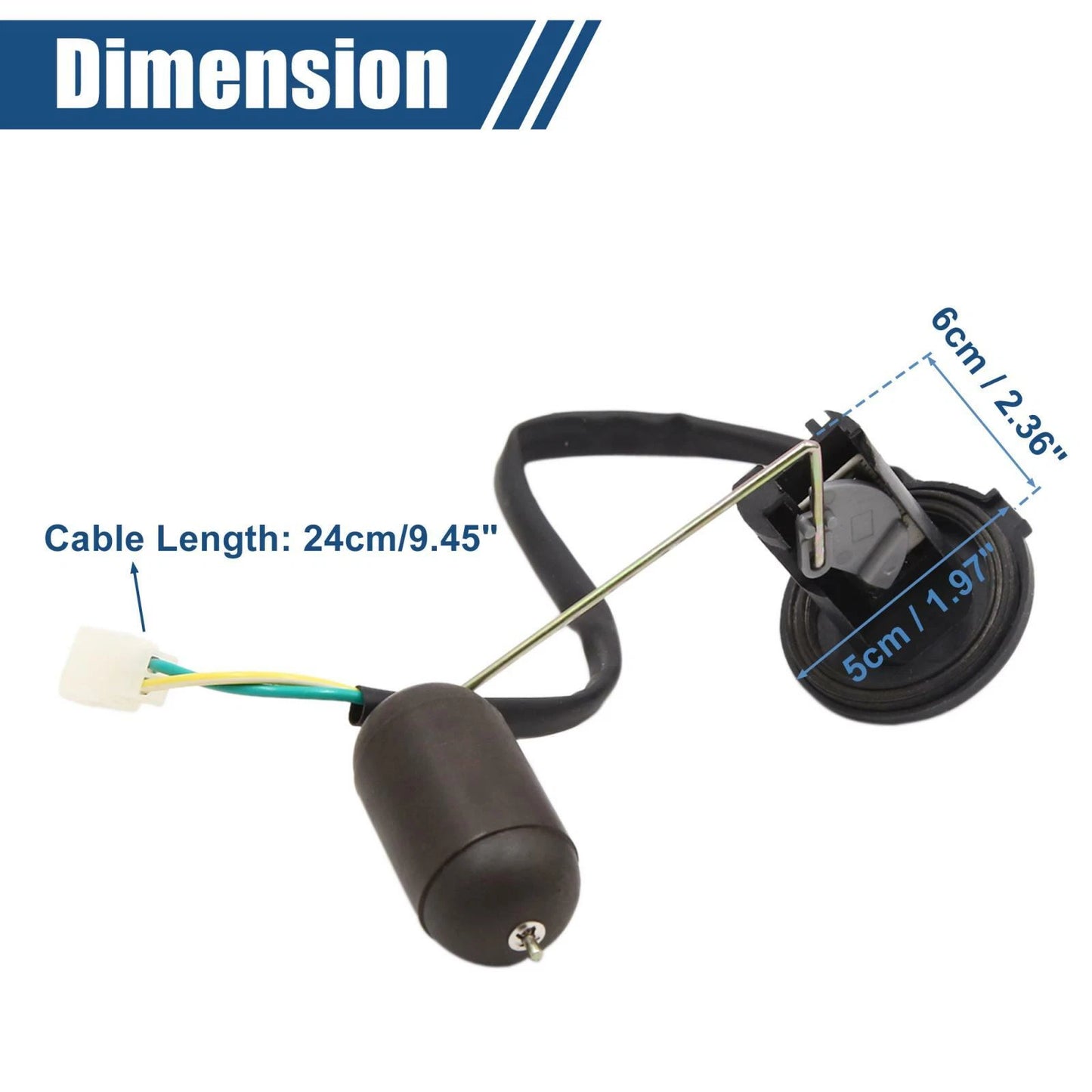 2-Wire Fuel Level Gauge Oil Meter Sender Sensor for Honda 110