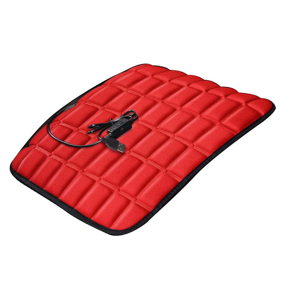 5V USB Heated Seat Cushion Cover for Universal Car - Auto Warmer Pad