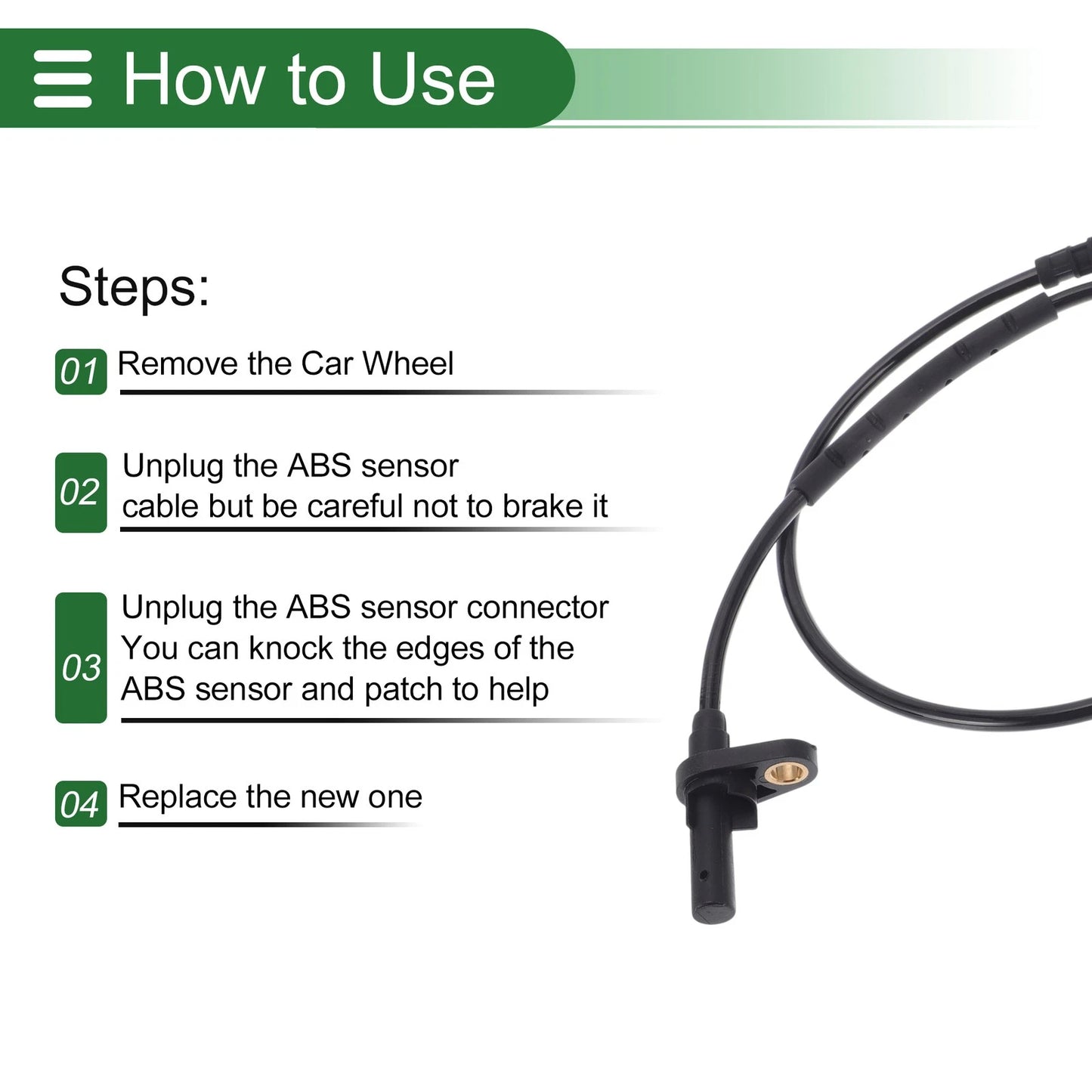 ABS Wheel Speed Sensor for BMW 5 Series F10 (2009-2016)