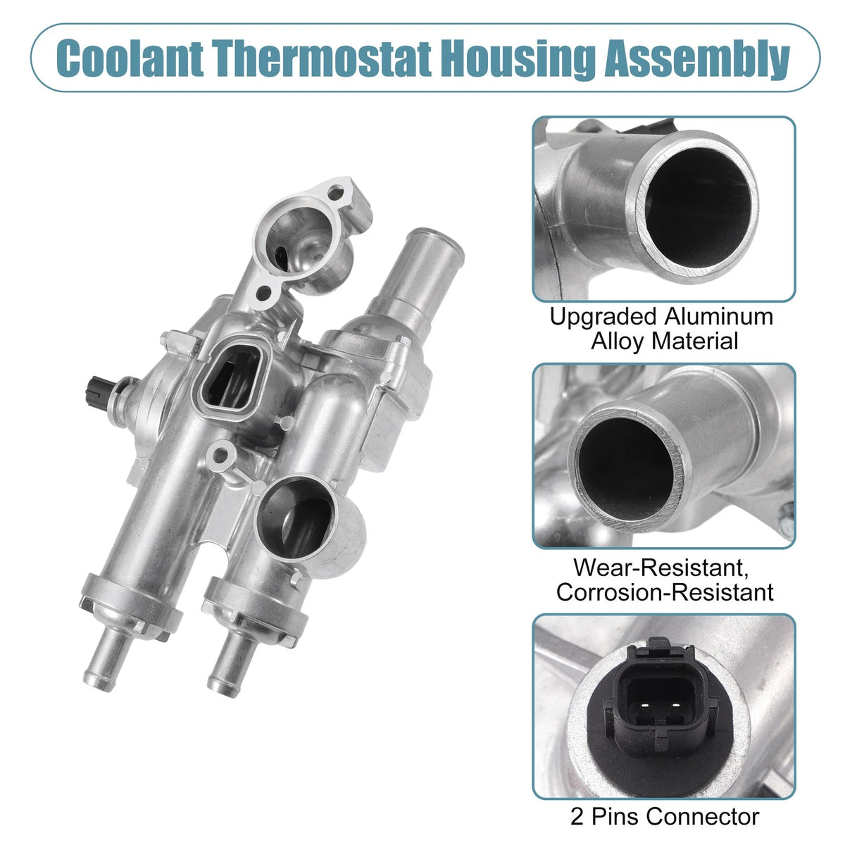 Aluminum Thermostat Housing Assembly for Chrysler Dodge Jeep (2005-2010)