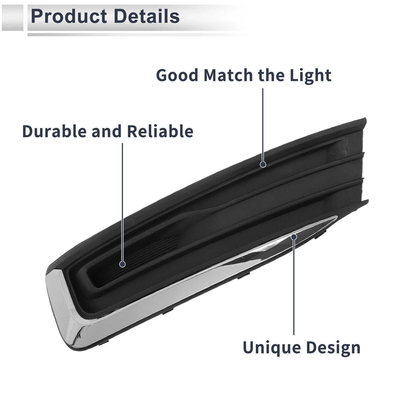 Front Left Fog Light Grill for Ford Taurus (2019-2020)