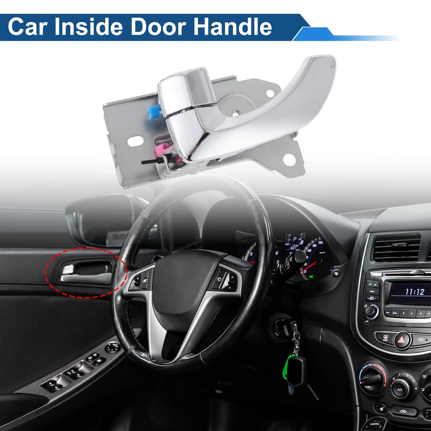 Rear Left Passenger Side Door Handle for Kia Sorento (2011-2020)