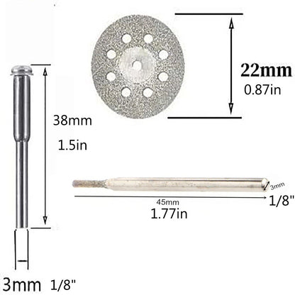 32Pcs Diamond Grinding Cutting Bits Set for Stone Tile Glass Ceramic