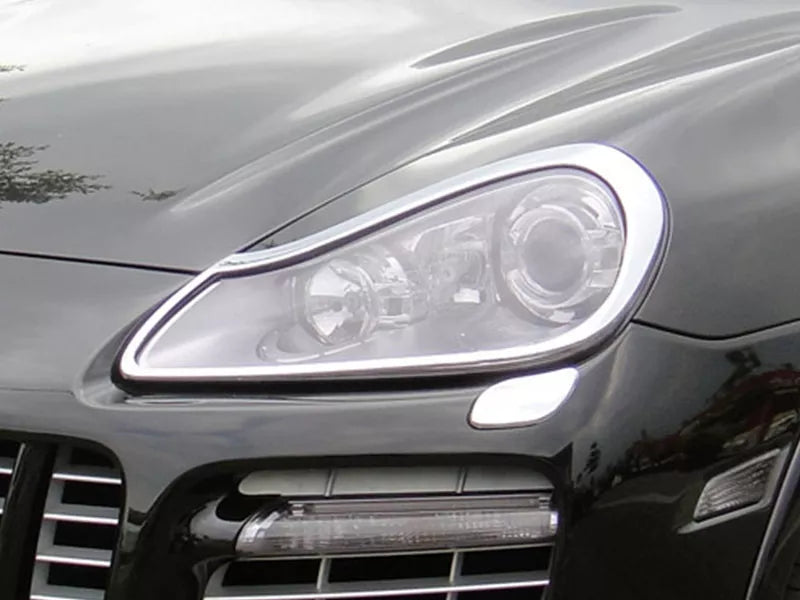 Head Light Bezel Cover Chrome for Porsche Cayenne (2003-2010)