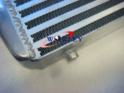 Aluminum Turbo Intercooler + Fan 600x300x70mm for Car