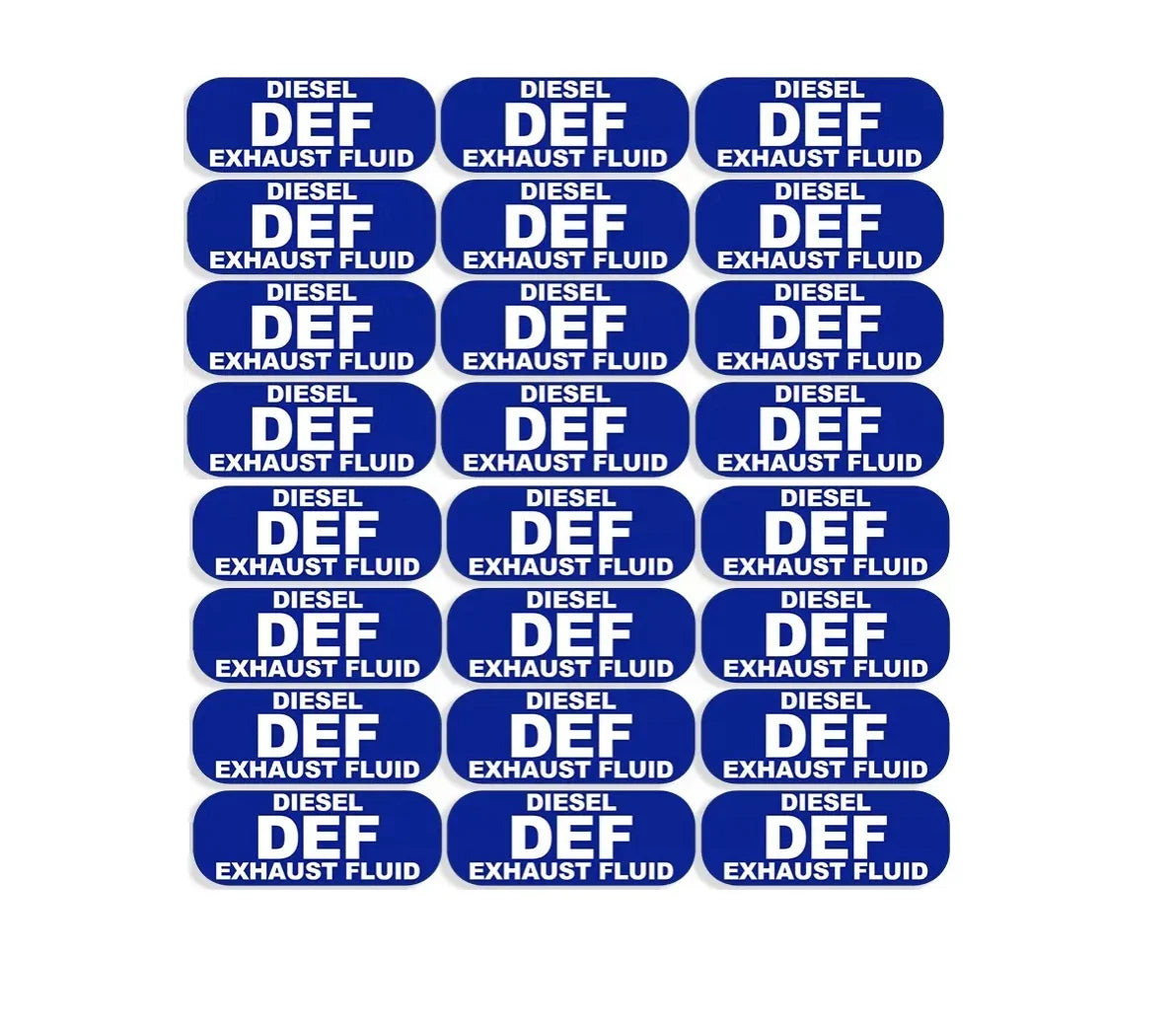DEF Diesel Exhaust Fluid Sticker for Bio Fuel Car/Truck Station Gas Decal