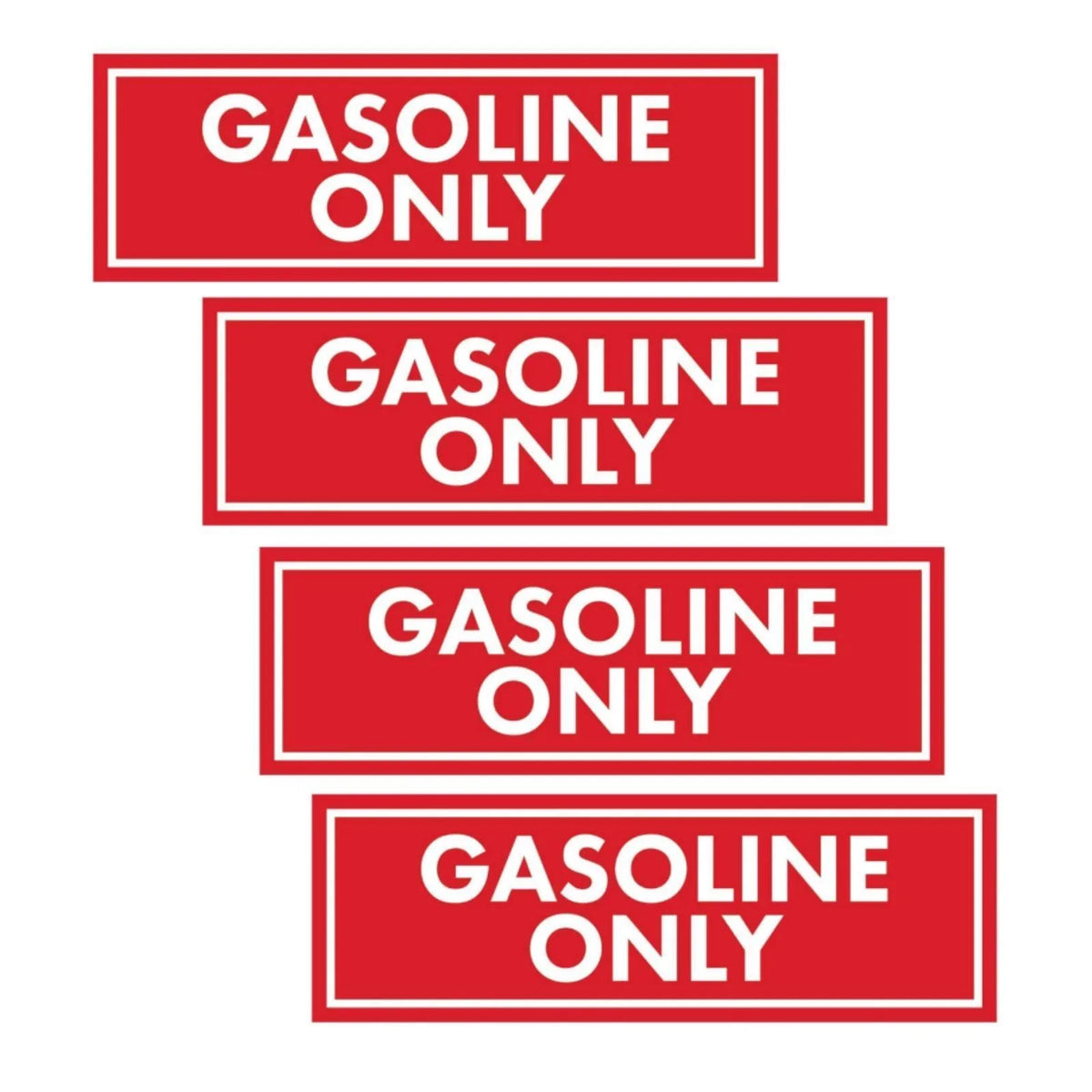 Diesel Fuel Only Sticker for Truck Gas Tank Vinyl Decal 6"x2"