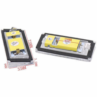 2 x White 18 LED License Plate Lights for BMW E46 (1998-2003)