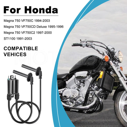 2X Ignition Coil & Spark Plug W/ Cap Wire for Honda Magna 750 VF750C 1994-2003