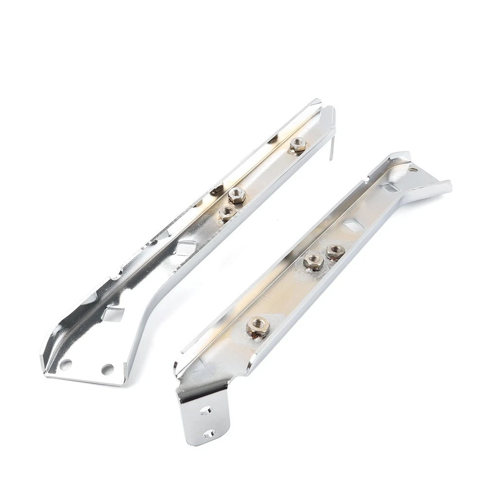 Saddlebag Rail Support Brackets for Harley Touring 1985-2008 Chrome