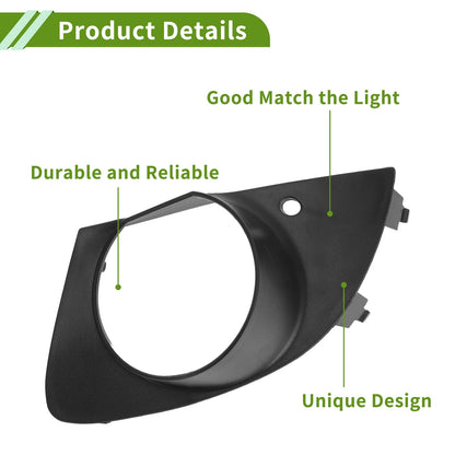 Front Left Fog Light Grill for BMW E65 E66 (2006-2008) - 1 Pc Black