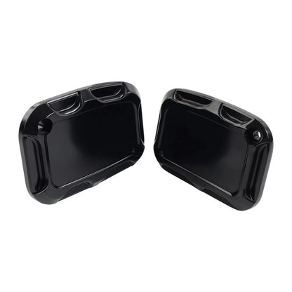 2 x Front Brake Master Cylinder Covers for Harley Street Glide, Road King, V-Rod