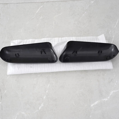 Mirror Cover Set for 2009-2014 Ford F150 - 2 x Black Upper Caps