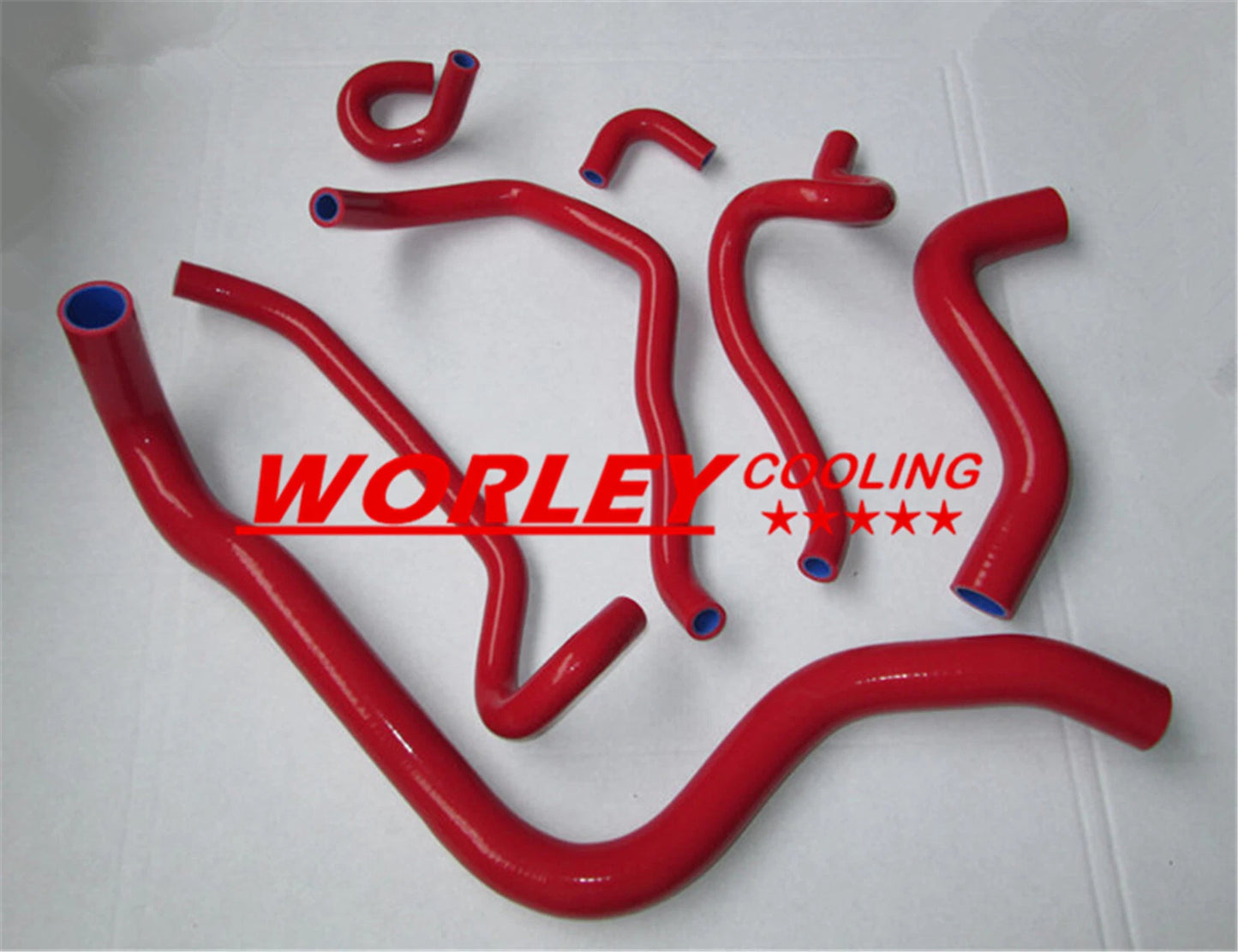 7PCS HOSE for Honda Accord SIR CF4 F20B (1997-2001) Torneo Euro-R CL1 (2000-2002) RED