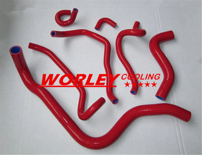7PCS HOSE for Honda Accord SIR CF4 F20B (1997-2001) Torneo Euro-R CL1 (2000-2002) RED
