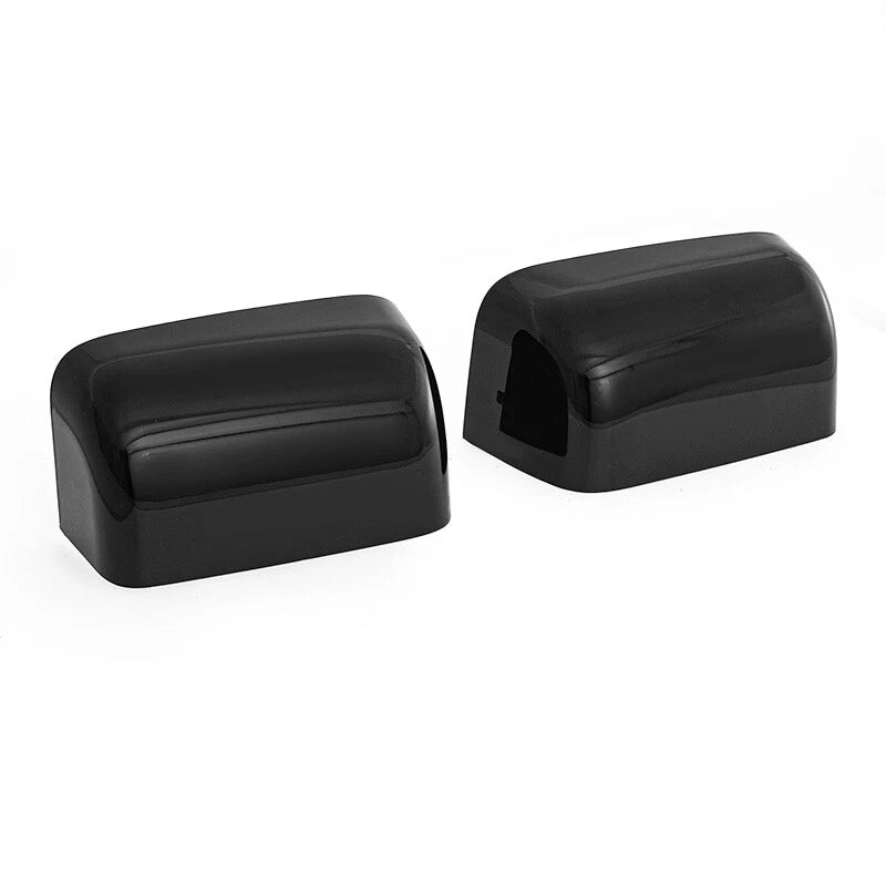 Gloss Black Towing Mirror Cover Cap for 2008-2016 Ford F250 F350 (2008-2016)