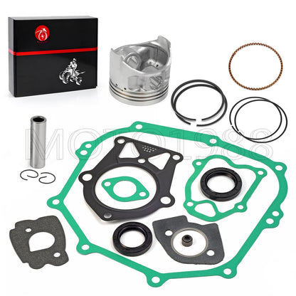 Piston Gasket Valve Rebuild Kit for Yamaha Golf Cart G2 G5 G8 G9 (1989–1996)