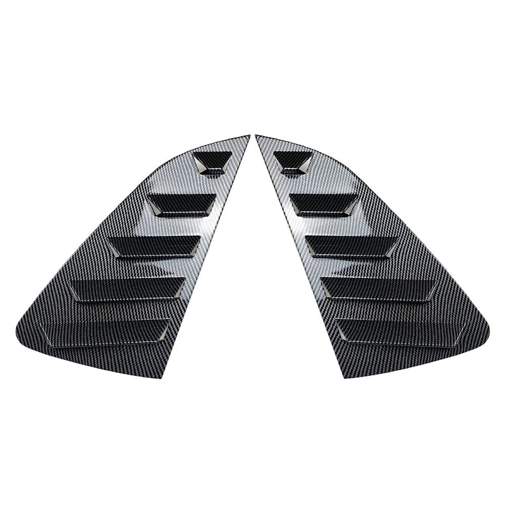 Rear Side Window Louver Vent Trim Covers for VW Polo MK6 (2018 - )