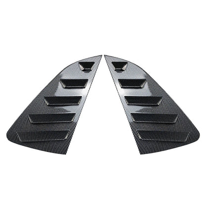 Rear Side Window Louver Vent Trim Covers for VW Polo MK6 (2018 - )