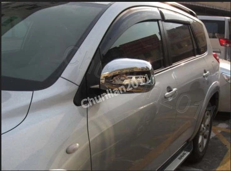 Chrome Door Handle & Side Mirror Covers for Toyota Rav4 (2006-2012) 2 x