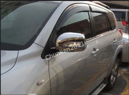 Chrome Door Handle & Side Mirror Covers for Toyota Rav4 (2006-2012) 2 x