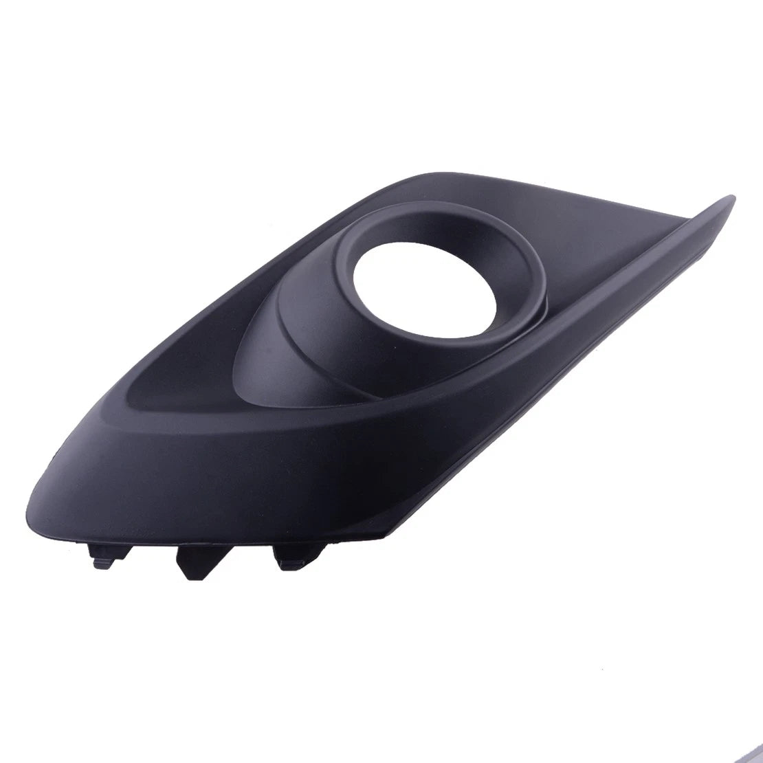 Black Left Front Bumper Fog Light Cover for Mazda 3 (2014-2016)