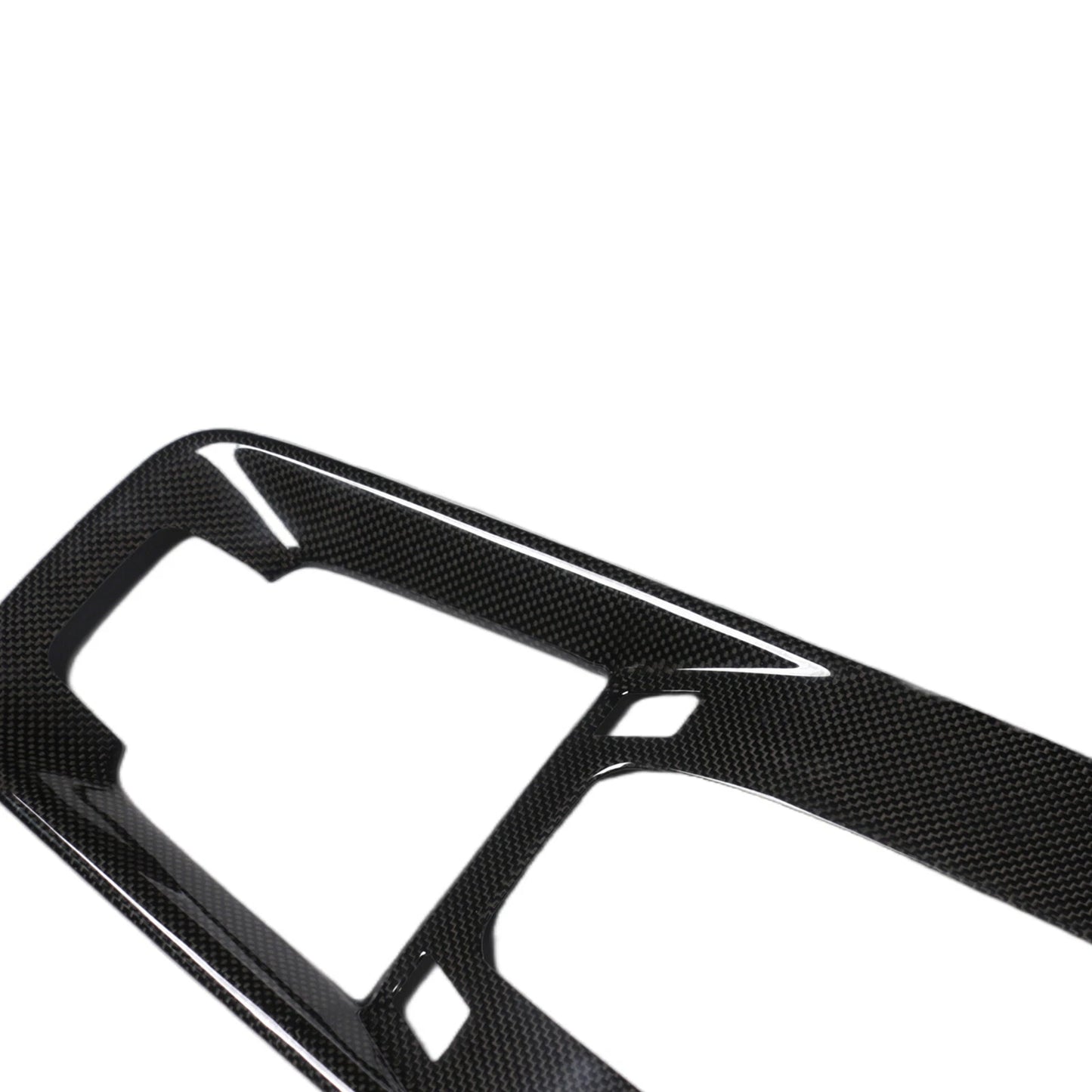 Gloss Carbon Fiber Gear Shift Panel Trim for Porsche 911 992 (2019-2023)