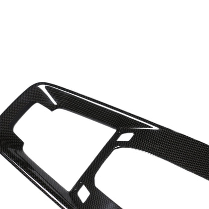 Gloss Carbon Fiber Gear Shift Panel Trim for Porsche 911 992 (2019-2023)