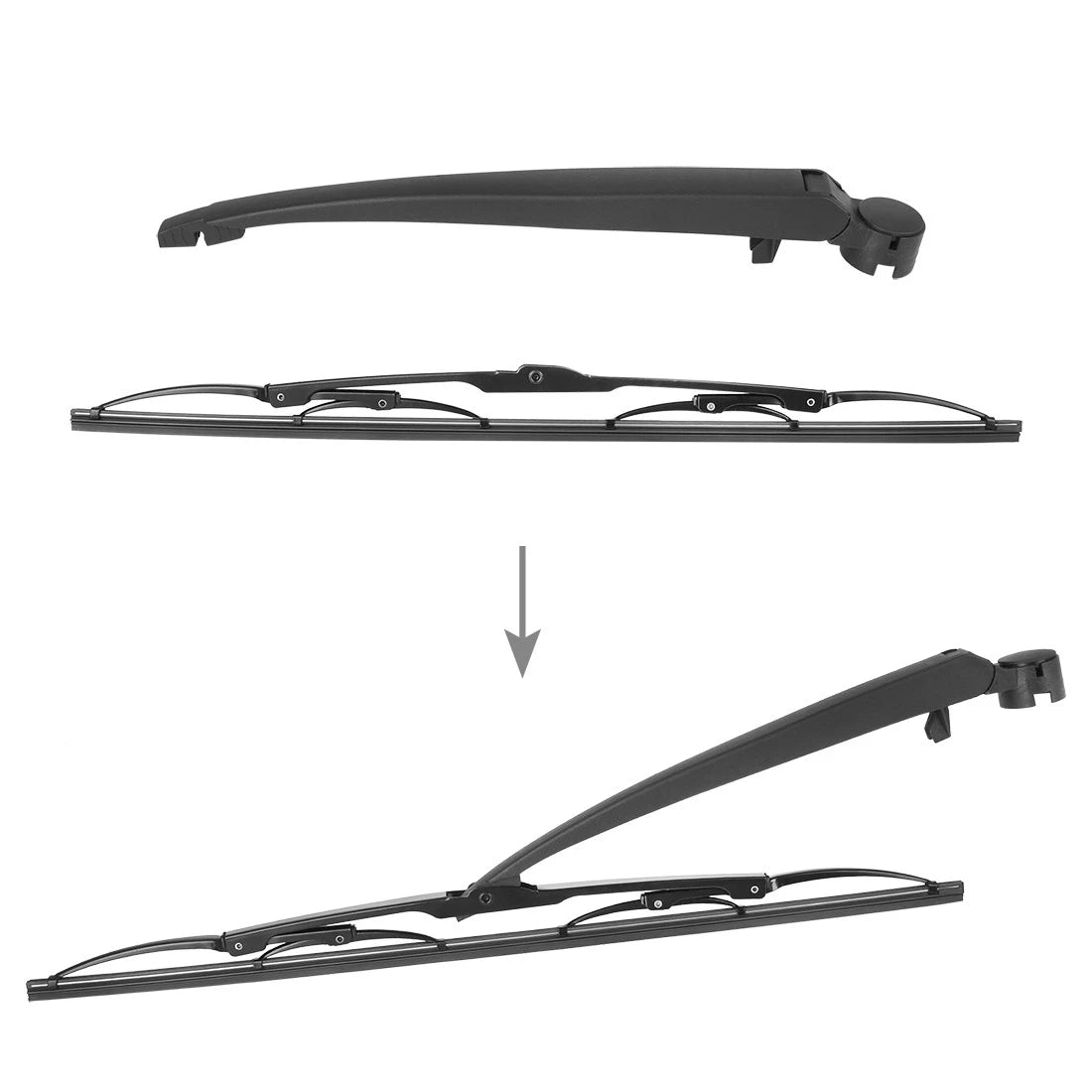 Rear Windshield Wiper Arm Set 450mm 18in for BMW E39 Touring (1996-2003)