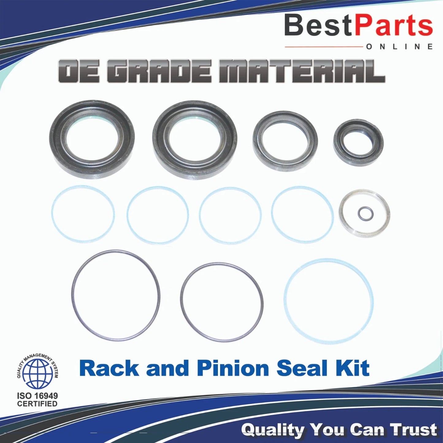 1x Rack and Pinion Seal Kit for Nissan R51 D40 (2004–2015)