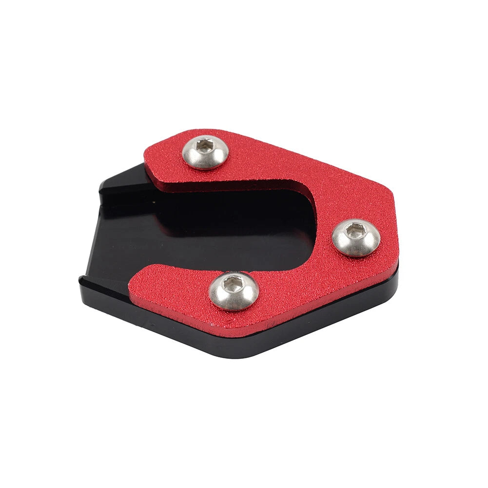 Red Kickstand Sidestand Foot Enlarger Pad for HONDA DAX125 MONKEY GROM MSX 125
