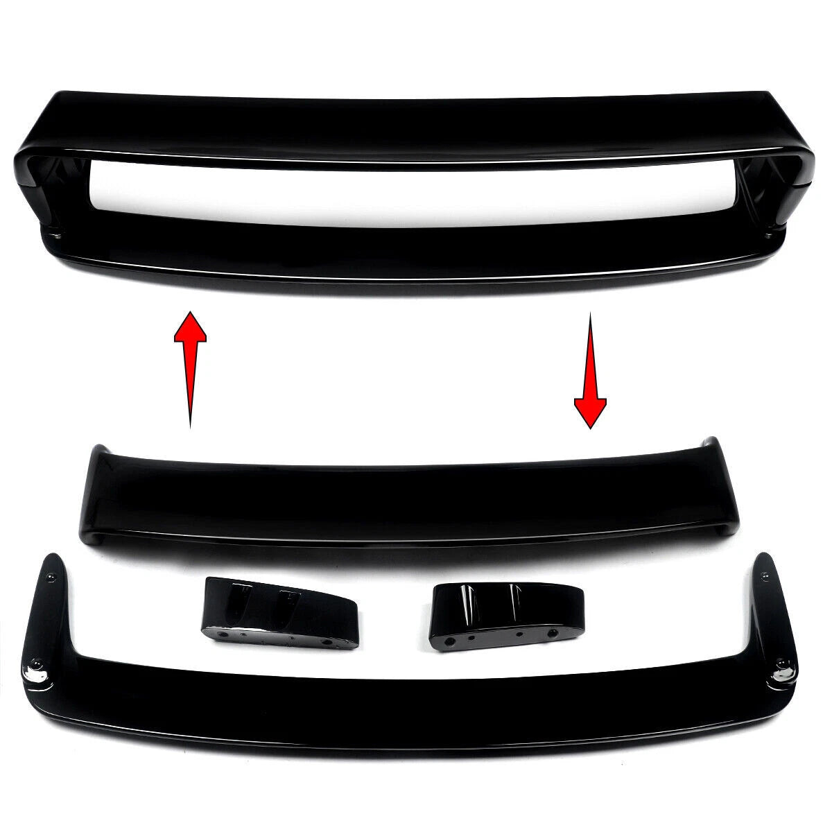 Gloss Black Rear Trunk Spoiler Wing Lip for BMW 3-Series E36 M3 (1992-1999)