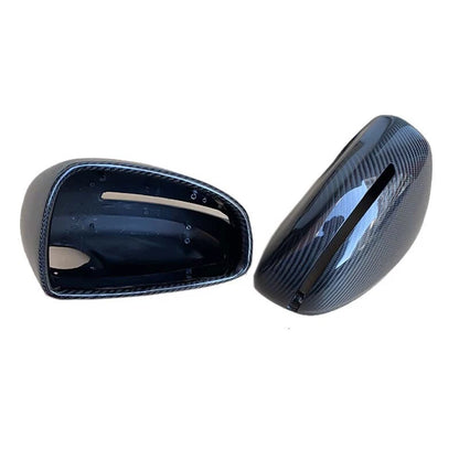 Real Carbon Fiber Side Mirror Cover Shell For Audi TT TTS TTRS MK2 R8 2007-14