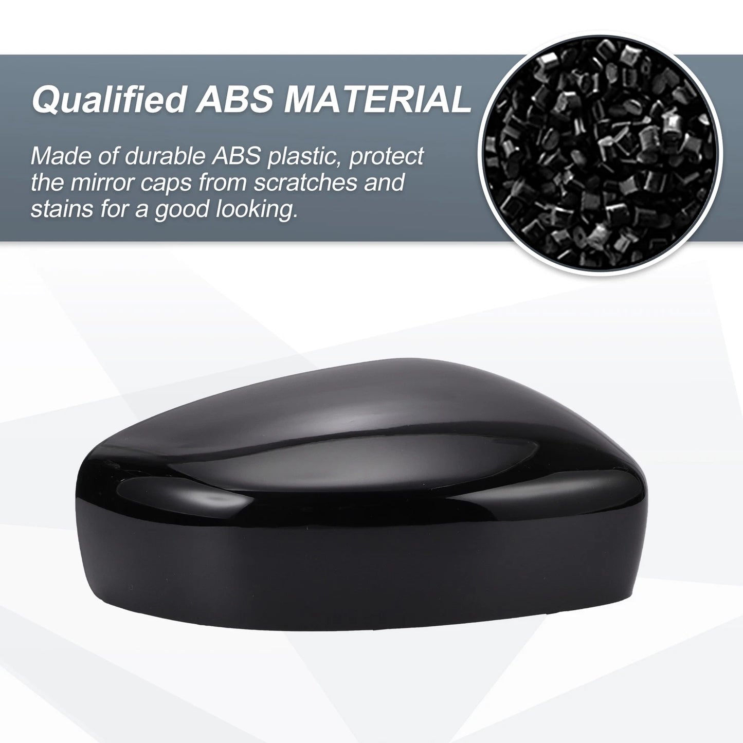 Rearview Mirror Cover Gloss Black for Infiniti G37 G25 Q60 Q40