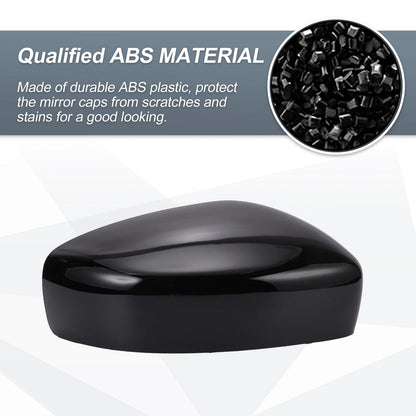Rearview Mirror Cover Gloss Black for Infiniti G37 G25 Q60 Q40