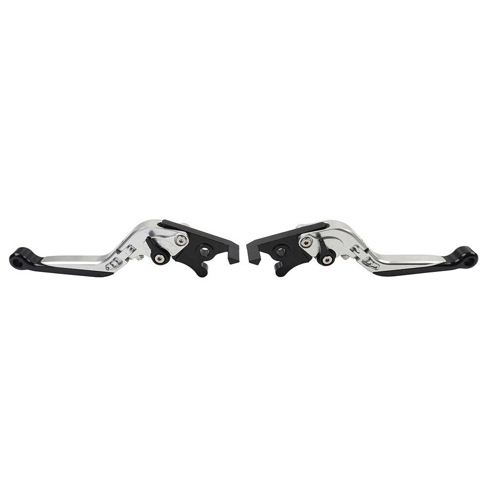 Silver CNC Extendable Brake Clutch Levers for BMW S1000XR (2015-2021)