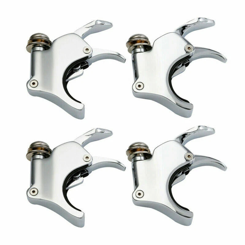 4PCS 39mm Front Fork Windscreen Clamps for Harley Sportster Dyna Super Glide