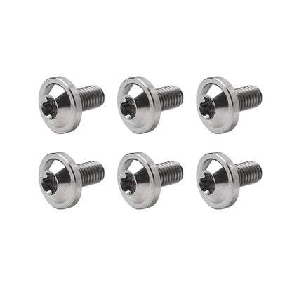 6 x Titanium Alloy M6x10mm Torx Head Bolts for Bike Motorcycle