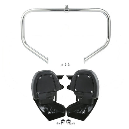 Vented Fairings & Engine Guard Crash Bar for Harley Road Glide (2009-2013)