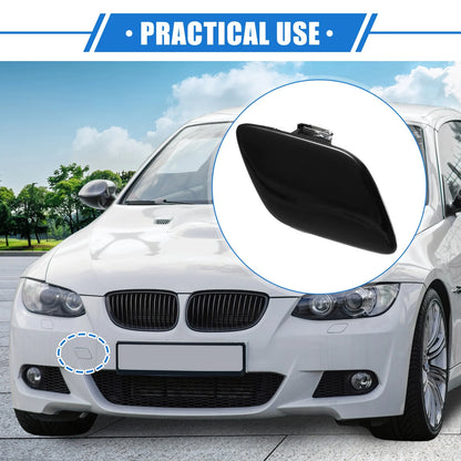 Tow Hook Eye Hole Cover for BMW E93 2007-2010 Black Front Right