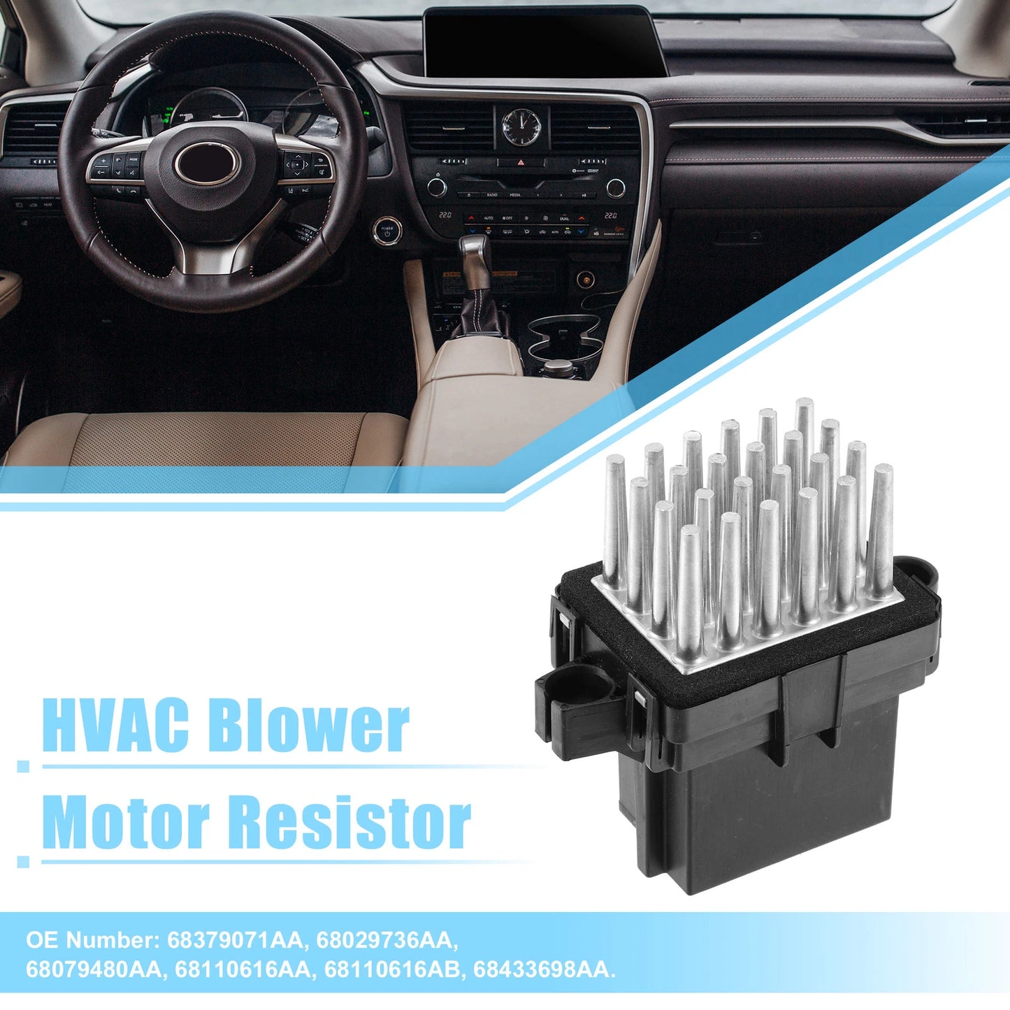 HVAC Blower Motor Resistor AC Blower Control for Dodge Grand Caravan GT