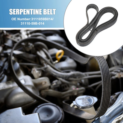 V-Ribbed Serpentine Belt for Honda CR-V (2017-2021)