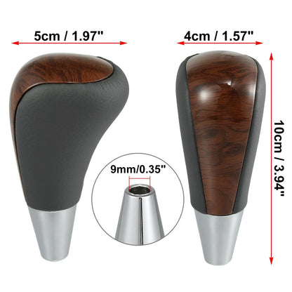 Gear Shift Knob Wood Pattern Gear Lever Shifter for Toyota/Lexus