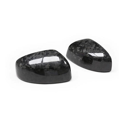 2 x Forged Carbon Fiber Side Mirror Covers for Nissan Z34 370Z (2009-2020)