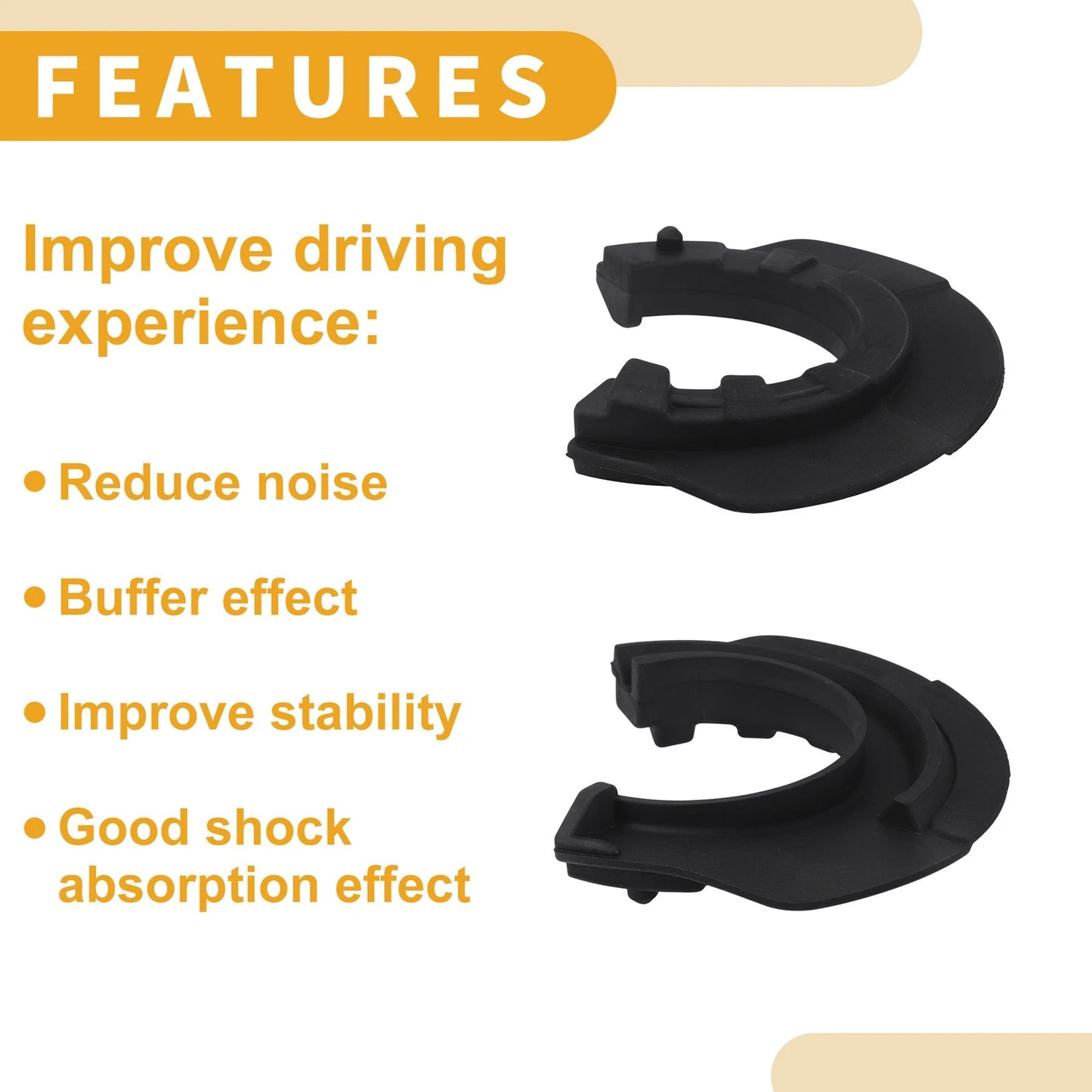 Coil Spring Insulators for BMW 320i 2013-2018 Rubber 1 x Pair