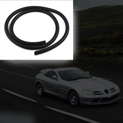 6mm 1/4 ID Silicone Vacuum Hose Black 100cm for Car