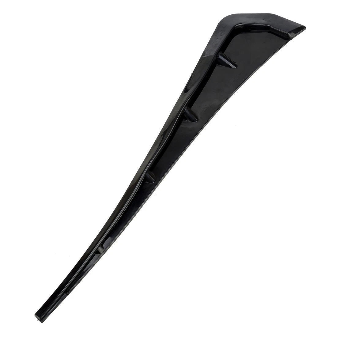 Glossy Black Side Fender Vent Air Wing Covers for Universal Cars