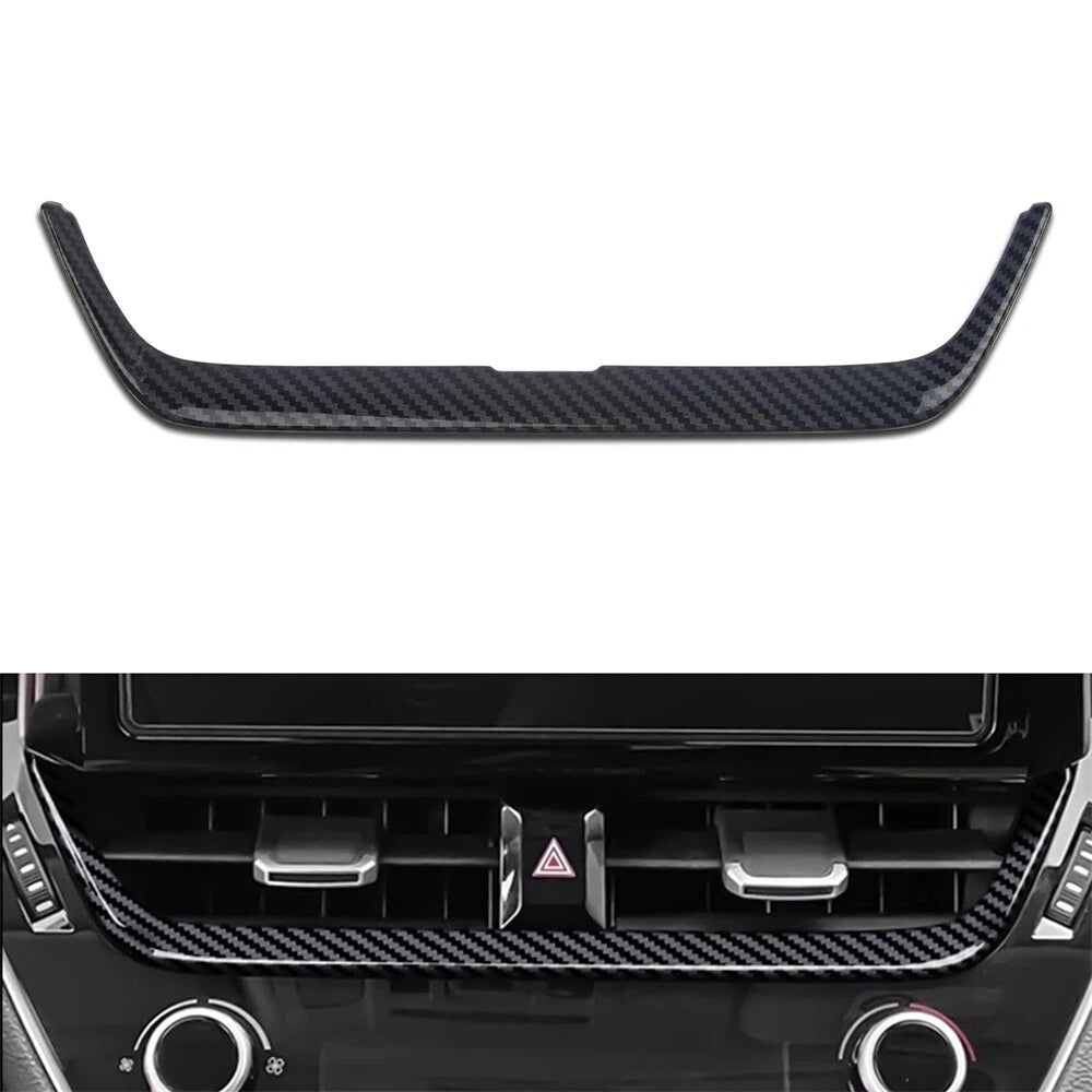 Dashboard Center Air Vent Cover Trim for 2019-2024 Toyota Corolla Carbon Fiber