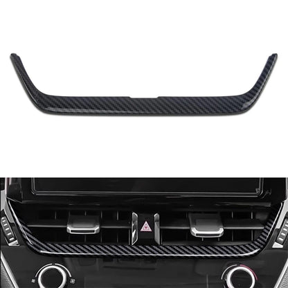 Dashboard Center Air Vent Cover Trim for 2019-2024 Toyota Corolla Carbon Fiber