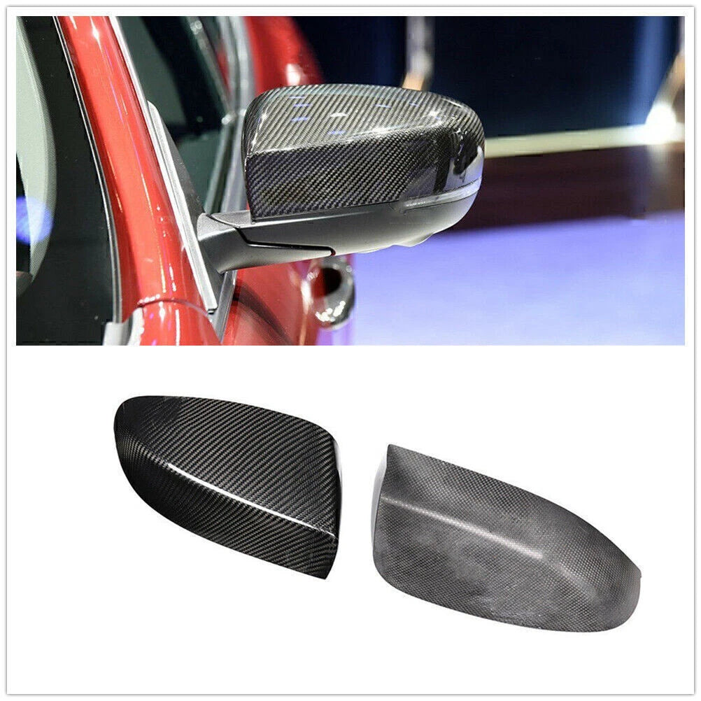 Carbon Fiber Rear View Mirror Cap for Maserati Ghibli Quattroporte (17-23)
